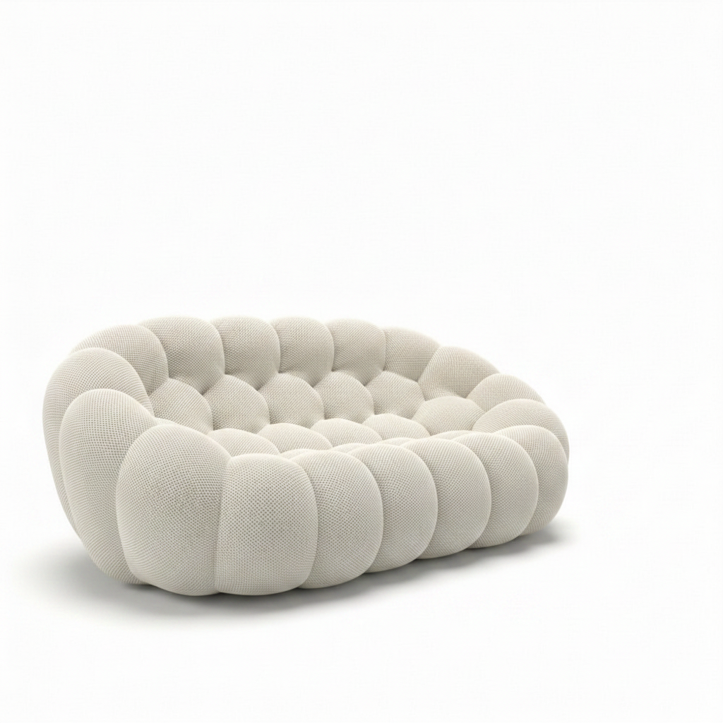 Nova Classic - Bubble Sofa Blanc 2 Places