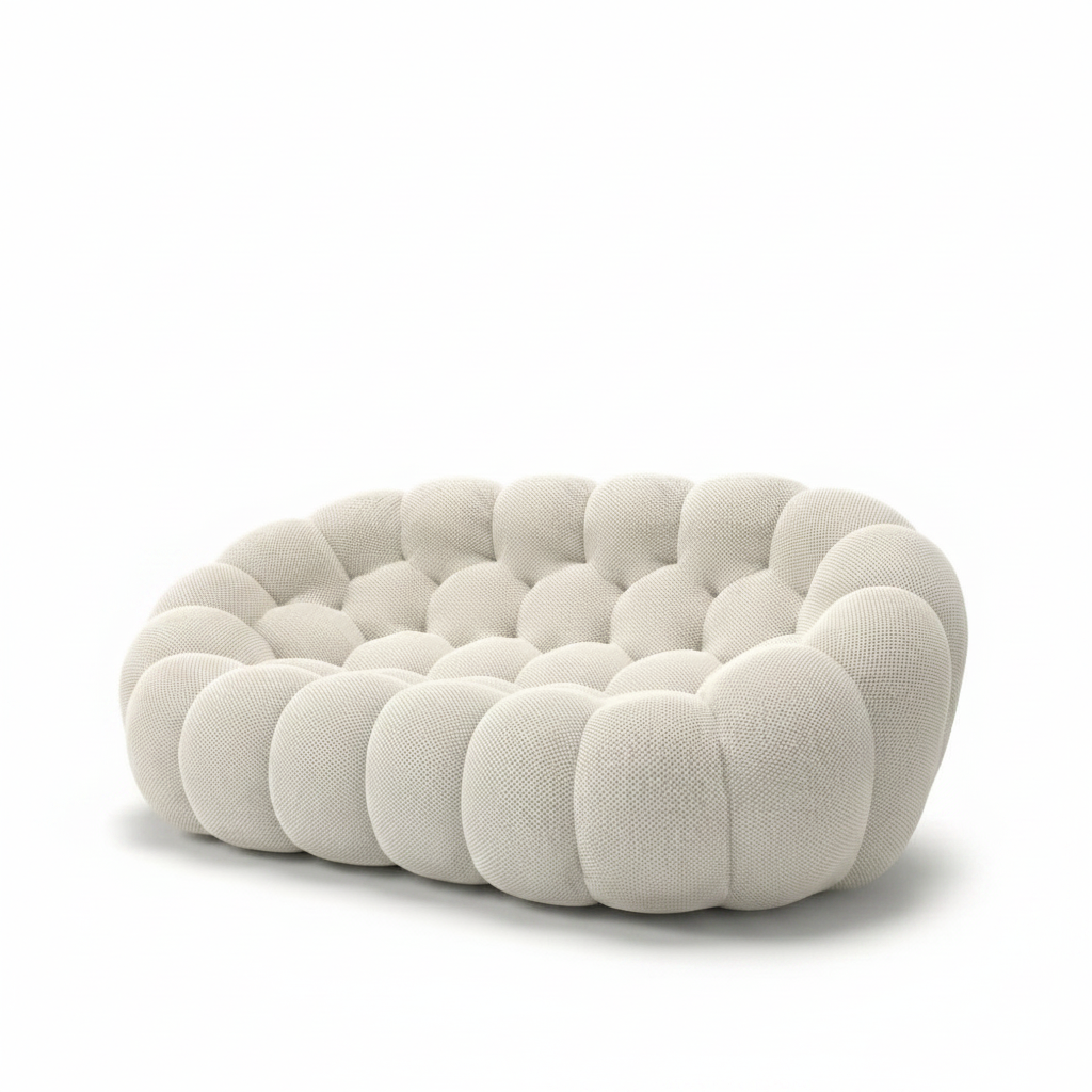 Nova Classic - Bubble Sofa Blanc 2 Places