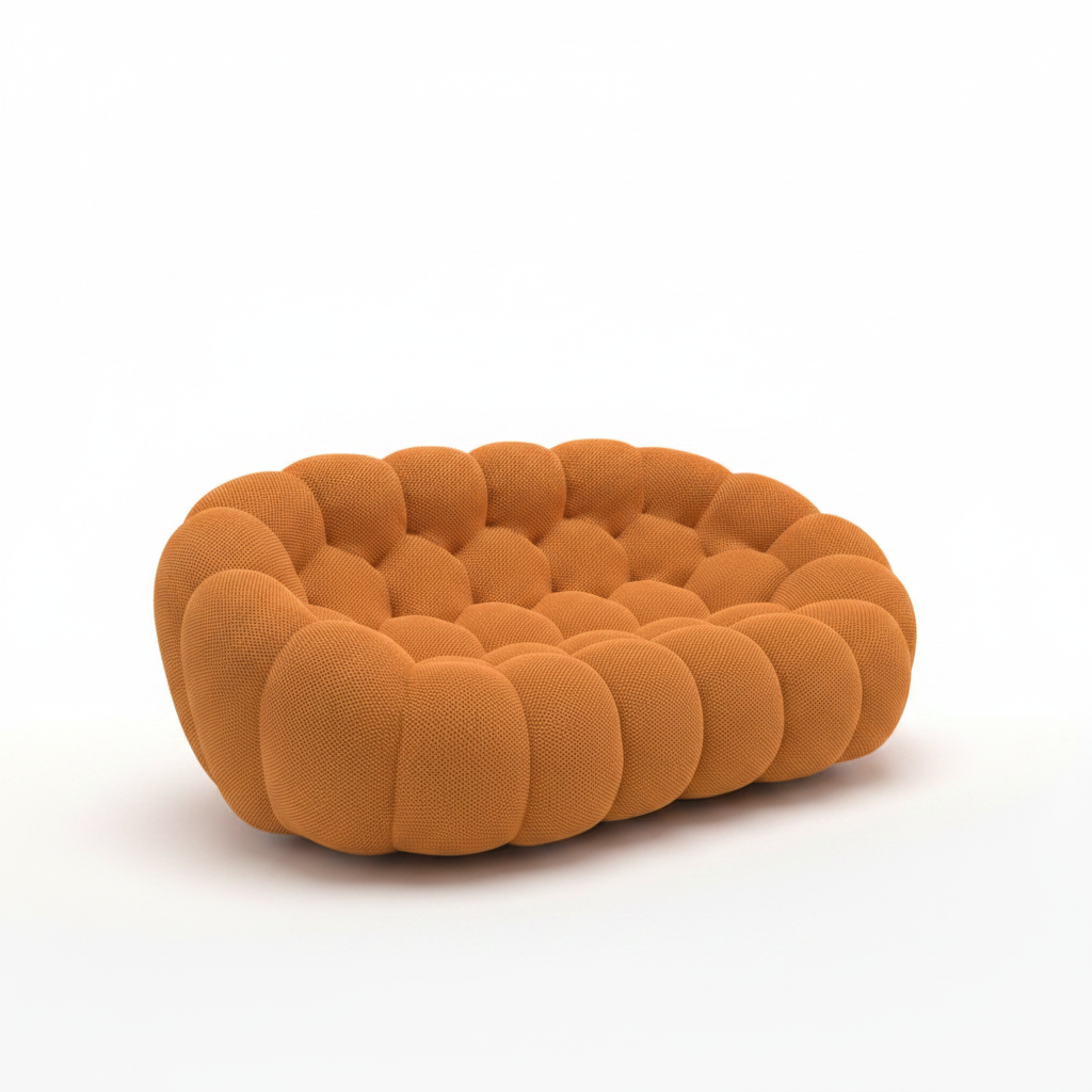 Nova Classic - Bubble Sofa Orange 2 Places